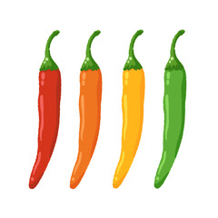 唐辛子のイラスト