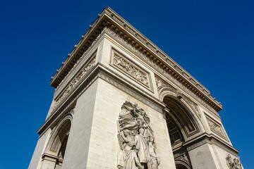 Fototapeta na wymiar 凱旋門（パリのエトワール凱旋門）