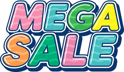 Mega sale special offer.