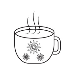 chai or tea vector illustration. tea vector isolated on white background