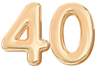 3d golden number 40