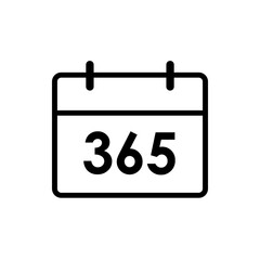 One Year Calendar Icon