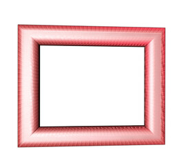 abstract shiny pink frame isolated