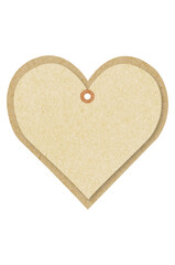 PNG. Brown tag paper cut.