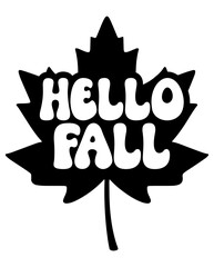 Hello Fall Svg