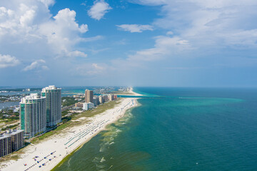 Orange Beach, Alabama in July