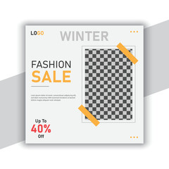 Fashion sale and New Arrival sale post template