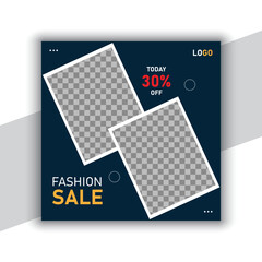 Fashion sale and New Arrival sale post template