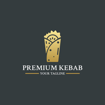 Kebab Logo Vector Illustration For Company Symbols or Kebab Products.