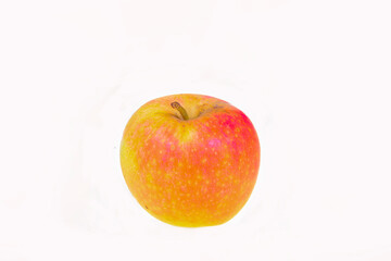 Apples on a white background