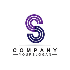 S Logo. Letter S logo icon design template