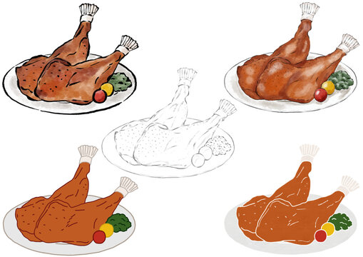 ローストチキンの塗り絵 の画像 31 件の Stock 写真 ベクターおよびビデオ Adobe Stock
