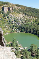 Vista de la depresión de la Laguna Negra. Tomada en agosto de 2022 cerca de Vinuesa, Soria.