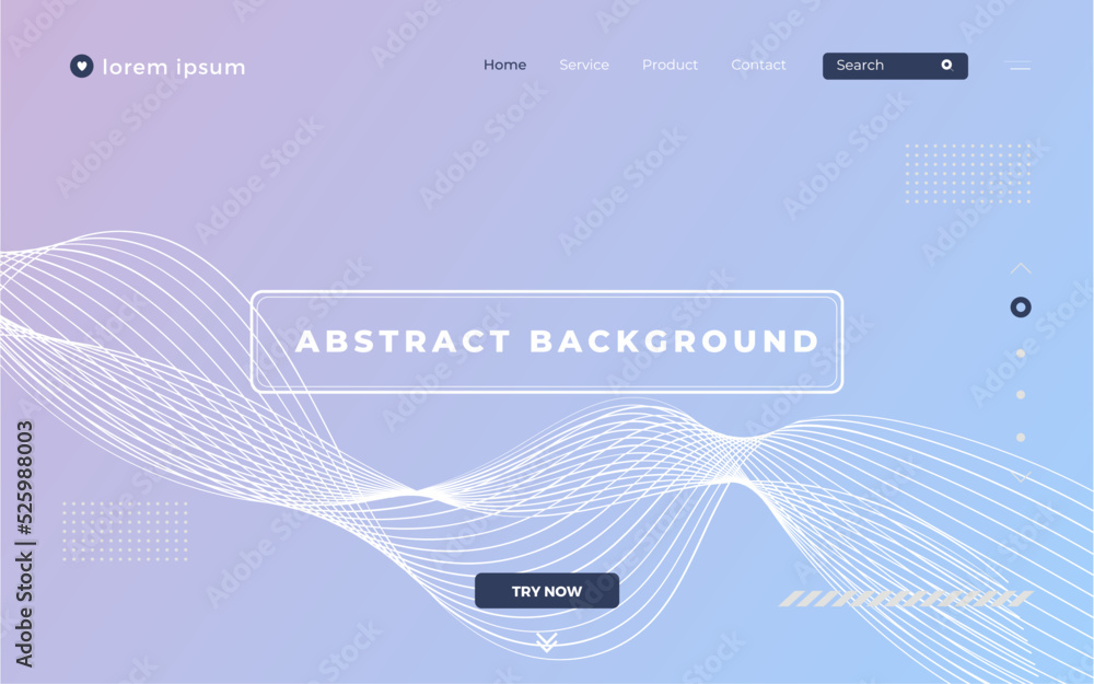 Wall mural Abstract geometric background wallpaper. Landing page template. Website template.
