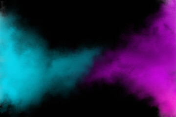 abstract colorful smoke