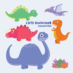 Cute dino colection