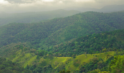 landscape of the mountains