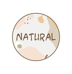 natural icon on white background