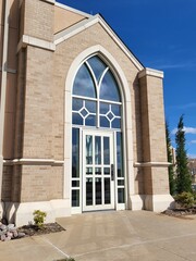 Fototapeta premium entrance to the church