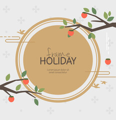 Easy-to-use holiday Chuseok frame 
