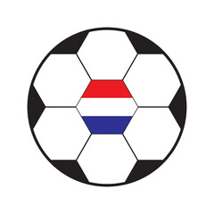 Ball with the feel of the Dutch flag
