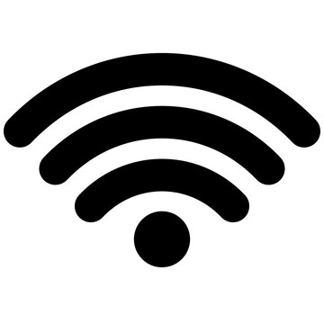Wifi logo illustration on white background