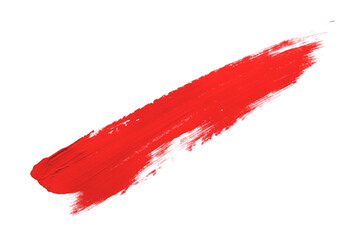 red brush isolated on a white background