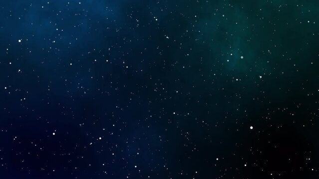 Starry night sky motion background at 60fps