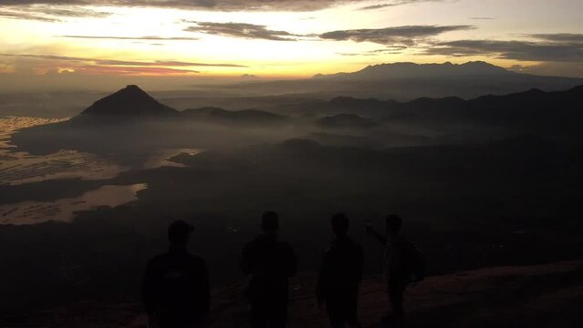 sunrise in the lembu mountains