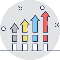 Growth Vector Icon