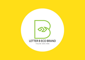 Letter B logo design concept