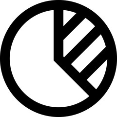 Pie Chart Vector Icon