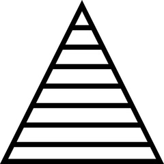 Pyramid Vector Icon