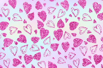 Heart Pattern, Love Pattern Background