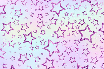Star Pattern Background, Glitter Star Pattern