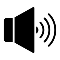 speaker glyph icon