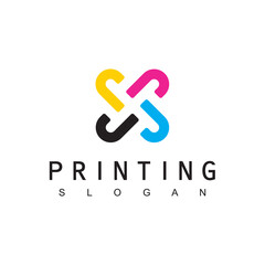 Digital Print Logo Design Template