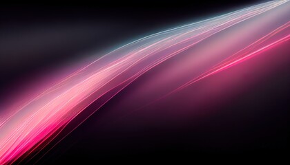 Beam of white and purple light on black background. Light textures in space. Abstract technology futuristic wallpaper. Lines of puprle color creating a volumetric shape. High quality wallpaper.