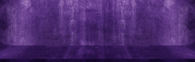 purple room background wide horizontal decorative cement wall with abstract wallpaper background