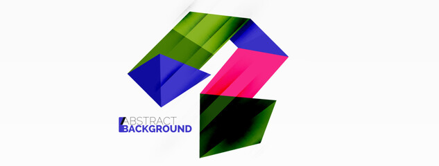 Abstract line and triangle background. Creative geometric abstract backdrop. Business template for wallpaper, banner, background or landing