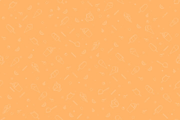 Seamless pattern on the theme of ice cream.