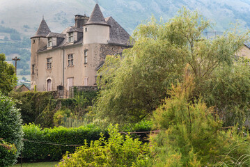 Fototapeta na wymiar Château Lassalle, Bedous. Aspe Valley