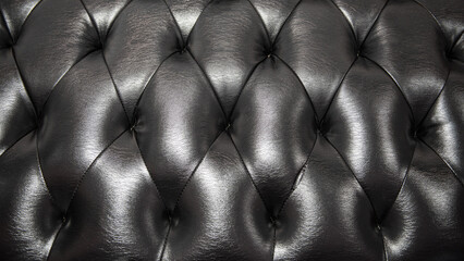 luxury black leather sofa texture background