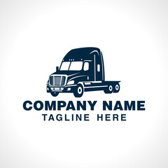 truck vector logo design template