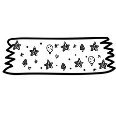 Naklejka premium washi tape