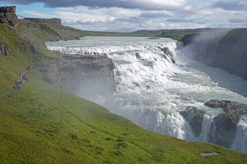 Gullfoss waterfall in Iceland