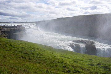 Gullfoss waterfall in Iceland