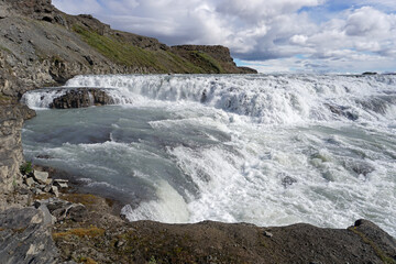Gullfoss waterfall in Iceland