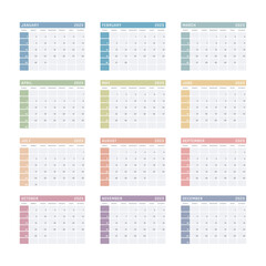 2023 year calendar, calendar design for 2023 starts sunday