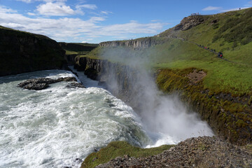 Gullfoss waterfall in Iceland